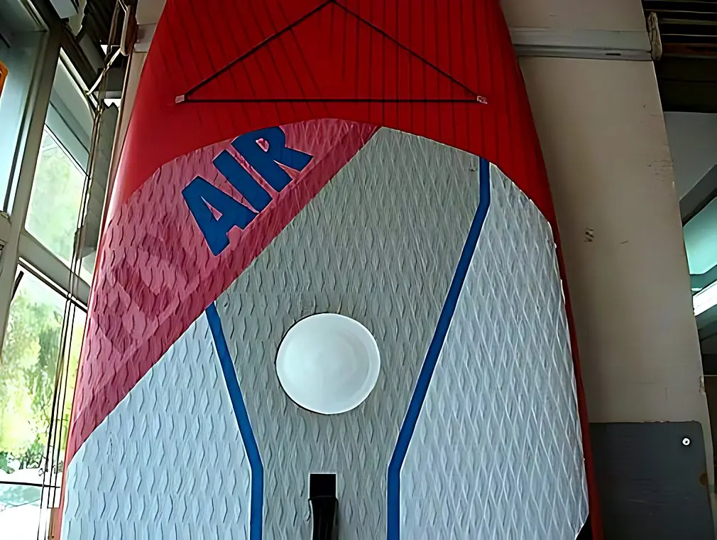 Inflatable SUP board repair, after