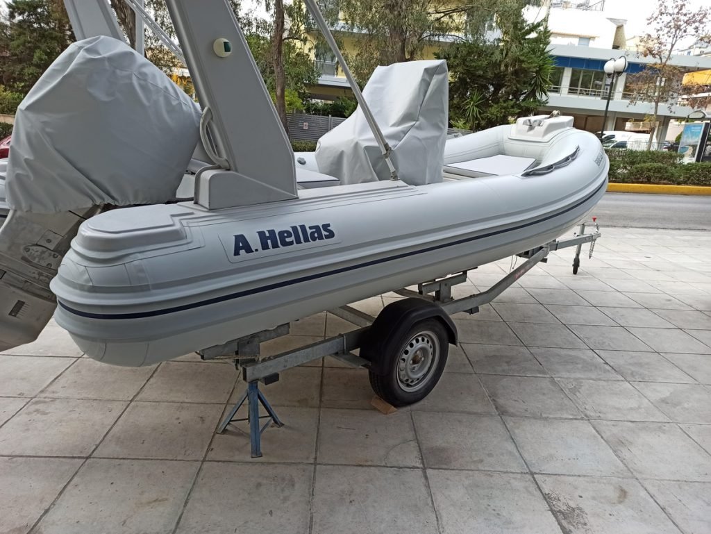 Αλλαγή αεροθαλάμου σε φουσκωτό σκάφος AHellas