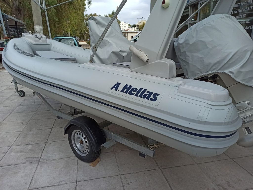 Αλλαγή αεροθαλάμου σε φουσκωτό σκάφος AHellas
